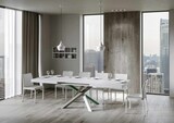 thumbnail of Ausziehbarer Tisch 90x130/234 cm Volantis Weiß Esche Gestell 4/A
