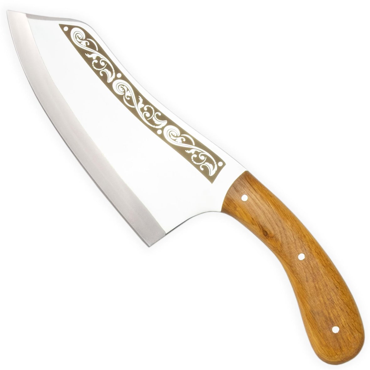 32,5cm Messer Beil Hackmesser Chinesisches Kochmesser Obstmesser Edelstahl