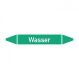 thumbnail of Aufkleber I RKZ-Etikett Wasser,DIN 2403,grün/weiß,für Ø 60-90mm,310x52mm,3/Bogen