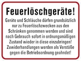 thumbnail of Hinweisschild Feuerlöschgeräte - 400x300x0.6 mm Aluminium geprägt