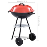 thumbnail of Barbecue A Carbone Kettle Portatile Xxl Con Ruote 44 cm
