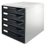 thumbnail of Leitz Schubladenbox 52800095 DIN A4 5Schubfächer lichtgr/sw