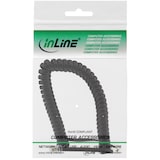 thumbnail of InLine® Spiralkabel, RJ10 Stecker / Stecker, schwarz, max. 2m