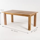 thumbnail of Mesa de jardín teca extensible Bistro