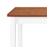 thumbnail of vidaXL Bartisch mit Stühlen 5-tlg. Massivholz Braun und Weiß