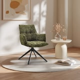thumbnail of Esszimmerstuhl / Drehstuhl Tavaro Stoff grün hjh LIVING