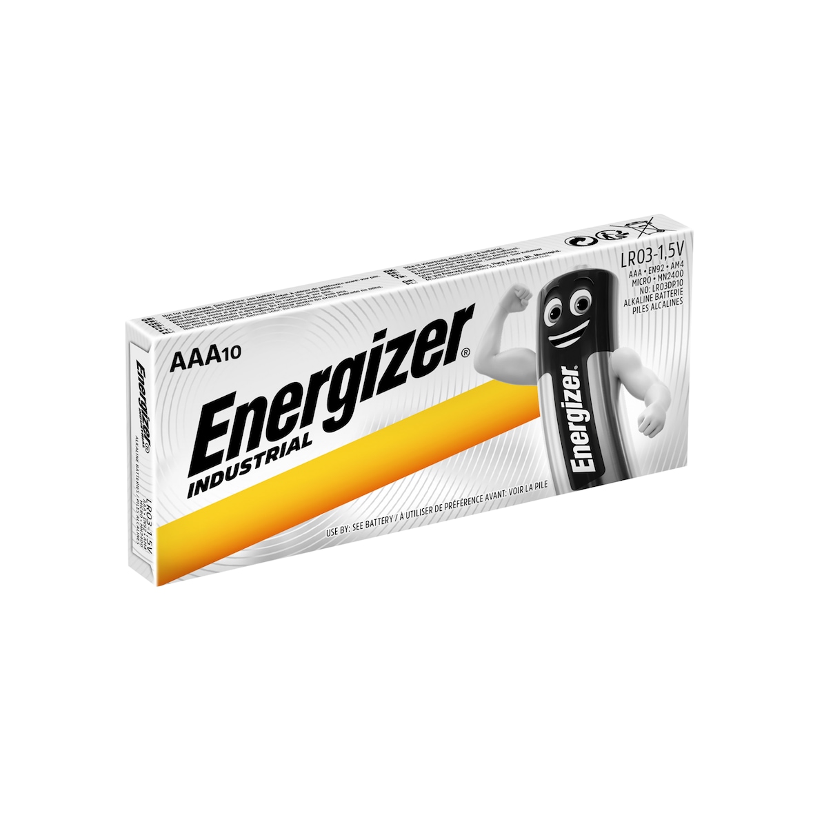 Energizer Industrial Pila Alcalina Lr03 Aaa 1,5V Caja*10