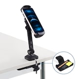 thumbnail of Handyhalterung / Tablethalterung FLEXMOBI III mit Schraubklemme Metall schwarz hjh OFFICE