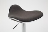 thumbnail of CHEFGASTRO Barhocker NOTTING HILL Stoff Chrom HxBxT 71x45x45cm Stoff Dunkelgrau Barstuhl