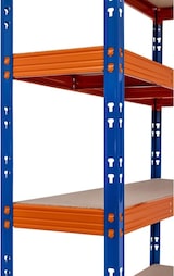 thumbnail of Etagère rack 2x4 pl bois / métal 40x240xH192,4 cm 200 kg/plateau