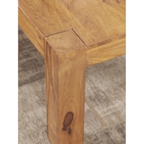thumbnail of Massiver Couchtisch 60 cm Holz Tisch Massiv Wohnzimmertisch Beistelltisch