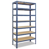 thumbnail of shelfplaza HOME 230x70x50 cm Schwerlastregal in blau mit 7 Böden und 125 kg Traglast pro Boden