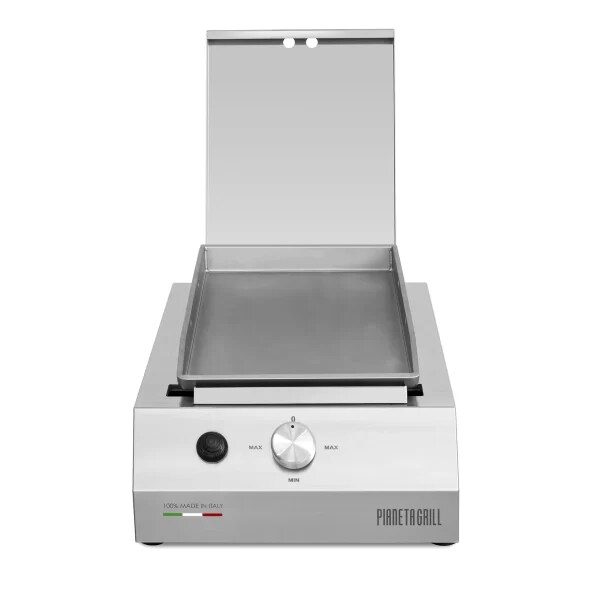 FRY TOP 250 d'appoggio Pianeta Grill con bruciatore e piastra teppanyaki gpl / metano piano di cottura 250x450