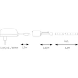 thumbnail of Paulmann FlexLED LED Strip 3D 1,5m   11W   RGB 12VA 78964