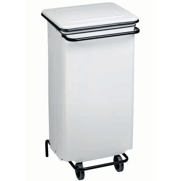 Contenitore mobile a pedale metallo 110 lt
