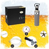 thumbnail of Komplett Set Zapfanlage, Bierzapfanlage AS-40, 2-leitig, Durchlaufkühler, Nasskühler - Untertheke, Zapfkopf:Flach,Zapfkopf 2:5 Liter Adapter