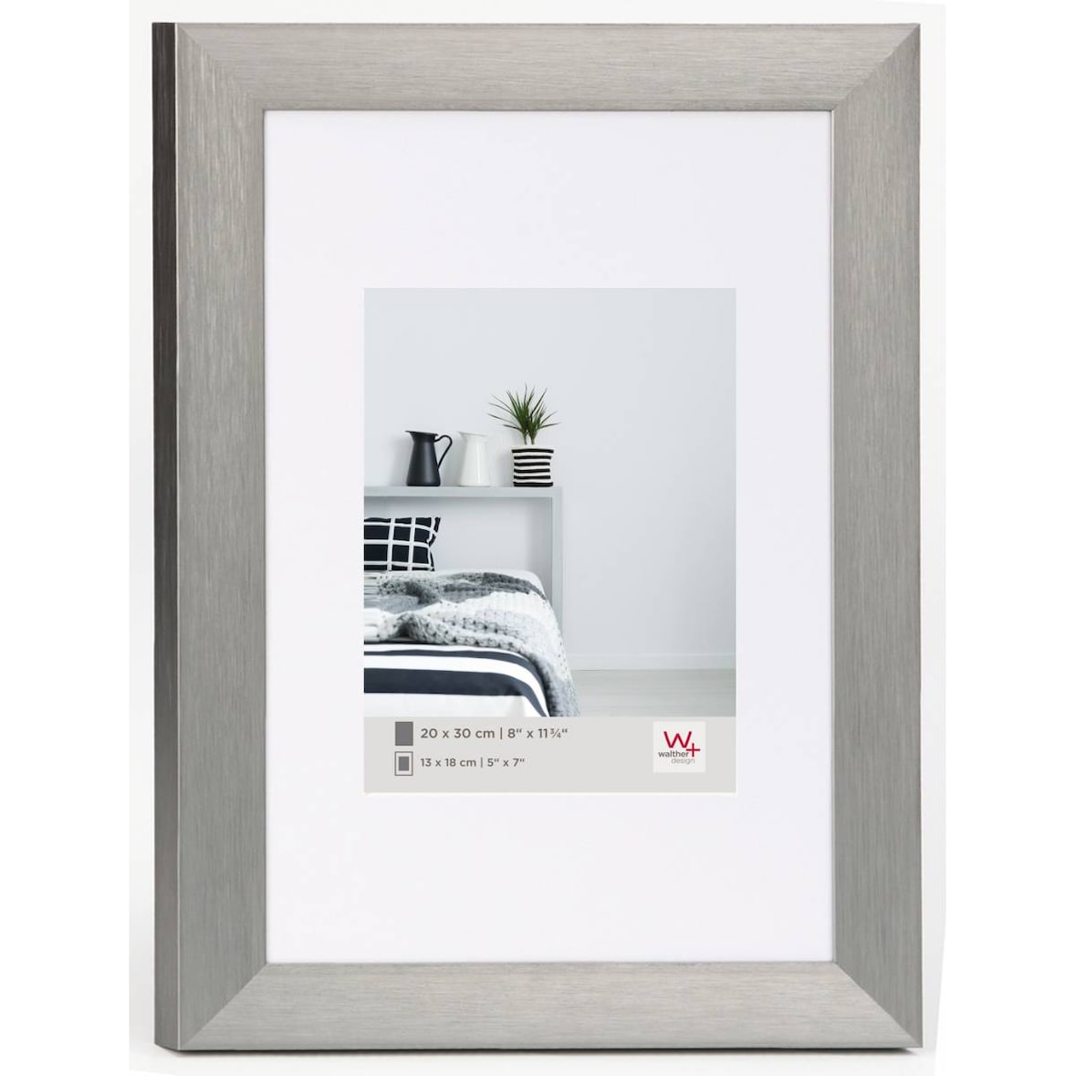 Aluline Aluminium Fotolijst 50x70 cm STAAL