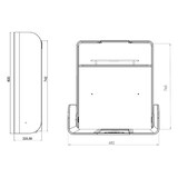 thumbnail of Timkid Wandwickeltisch KawaMaxi |Eiche, anthrazit, anthrazit