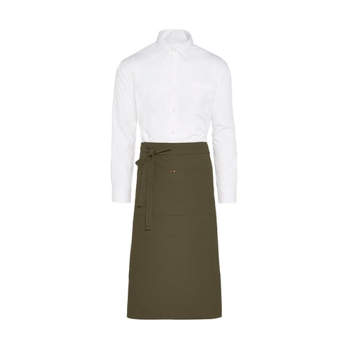 PROVENCE - Bistro Apron with Pocket: One Size / Olive