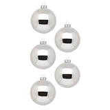thumbnail of 24 Weihnachtskugeln 3cm Glas Christbaumkugeln Weihnachtsbaumkugeln silber glanz