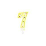 thumbnail of Bougie anniversaire chiffre 7 Fackelmann Rio Party