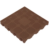 thumbnail of ArtPlast - Kunststofffliese für Garten 39x39x4,8 cm mit Drainageeffekt; Fläche 0,15 m², Kollektion COMBI - Braun