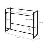 thumbnail of Getränkekistenregal 6 Kisten Anthrazit aus Stahl