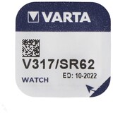 thumbnail of 317, Varta V317, SR62, SR516SW Knopfzelle für Uhren etc.
