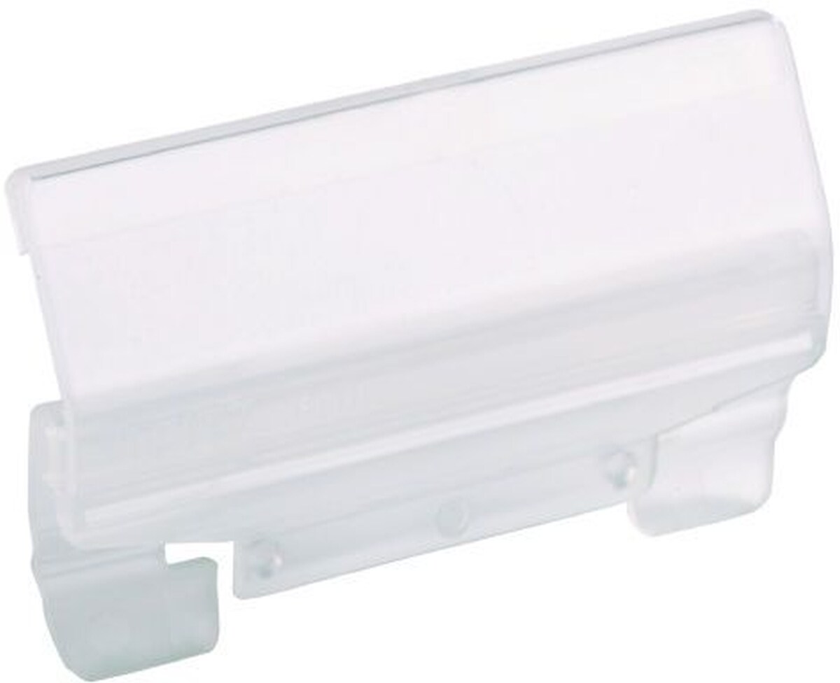 LEITZ Vollsichtreiter 60x33mm transparent Packung mit 50 Stück