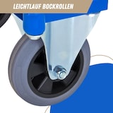 thumbnail of PROREGAL Tischwagen Pro mit 2 Etagen | HxBxT 95x50x97cm | Traglast 400kg | Lichtblau | Transportwagen Handwagen Materialwagen