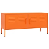 thumbnail of Mueble para TV de acero naranja 105x35x50 cm
