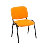 thumbnail of 12x Stapelbare Eetkamerstoel Ken Stof oranje