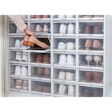 thumbnail of FEDEC Transparante Schoenenboxen - Schoenendoos - Stapelbaar - Set van 3
