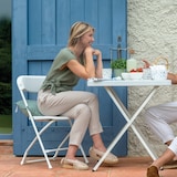 thumbnail of Besucherstuhl / Klappstuhl TUDELA XXL W Kunststoff weiß hjh OFFICE