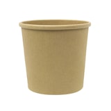 thumbnail of MONOUSO - Tarrina de Cartón Kraft-Kraft 350ml Ø9,0cm (25 Uds)