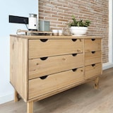 thumbnail of vidaXL Schubladenschrank OTTA 111x43x73,5 cm Massivholz Kiefer