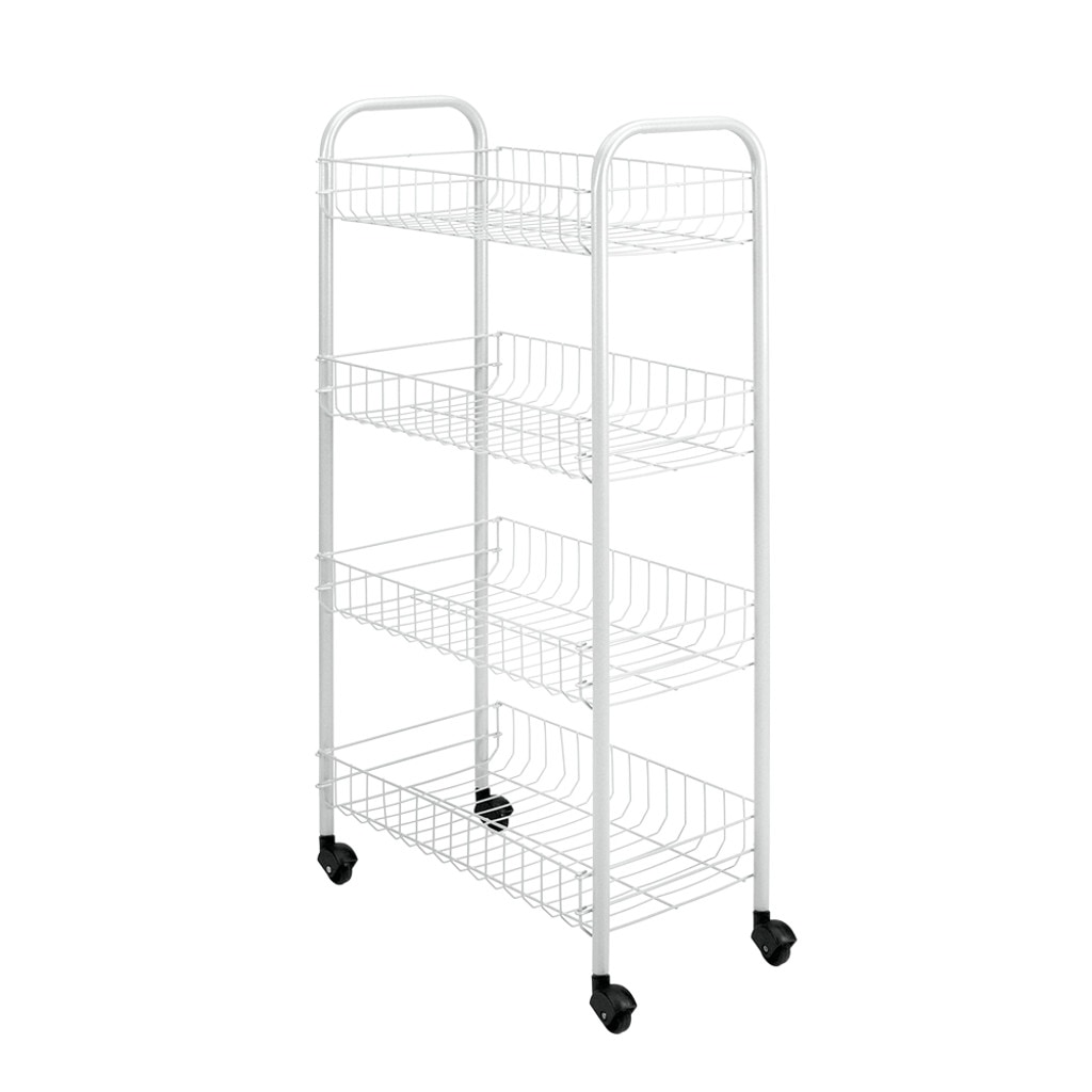 Küchenrollwagen Allzweckwagen Beistellwagen Küchenwagen Badrollwagen 4 Etagen