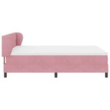 thumbnail of vidaXL Boxspringbett mit Matratze mit Kopfteil Rosa 180 x 200 cm Samt