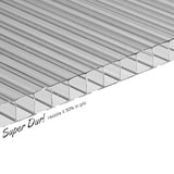 thumbnail of Lastra di policarbonato alveolare 10 mm "SuperDur" 100 x 105 cm Trasparente