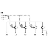 thumbnail of Phoenix Contact 1168940 FLT-SEC-ZP2-3S-255/7.5 Kombiableiter 20 kA 1 St.