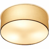 thumbnail of Deckenleuchte Circum, Textilschirm im Leinenlook - weiß