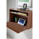 thumbnail of Escritorio suspendido 628 modelo OPORTO en melamina Roble con puerta visón abatible, de HERDASA.