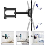 thumbnail of Soporte de Pared para Televisor TV 26-65 Universal Giratorio inclinable Pantallas Planas y Curvas con Doble Brazo 40kg 400x400mm