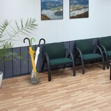 thumbnail of Relaxdays Regenschirmständer, HBT: 52,5 x 13,5 x 13,5 cm, Metall, eckiger Schirmständer für Regenschirme, modern, silber