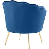 thumbnail of Fauteuil Rosita Fluweel blauw
