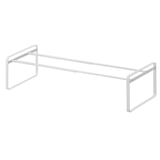 thumbnail of Yamazaki Schuhregal mit 1 Ablage weiß ausziehbar platzsparend schmal Metall Schuhablage für 3-5 Paar Schuhe 40-70x17x25cm "FRAME"