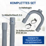 thumbnail of Set Ablaufschlauch 4m 19/22mm 2x Schellen, 1x Haltebogen für Waschmaschine