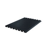 thumbnail of Arbeitsplatzmatte Flachnoppe 271x65x1,3cm anthrazit  Antirutschmatte SZAGATO Anti Ermüdungsmatte Steharbeitsplatz Arbeitsplatzmatte Gummi Meterware