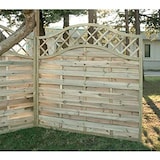 thumbnail of Pannello barriera ad arco grigliato 180x180 cm frangivista in legno di pino impregnato Lasa
