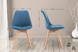 thumbnail of 4er Set Esszimmerstuhl Linares blau/Stoff